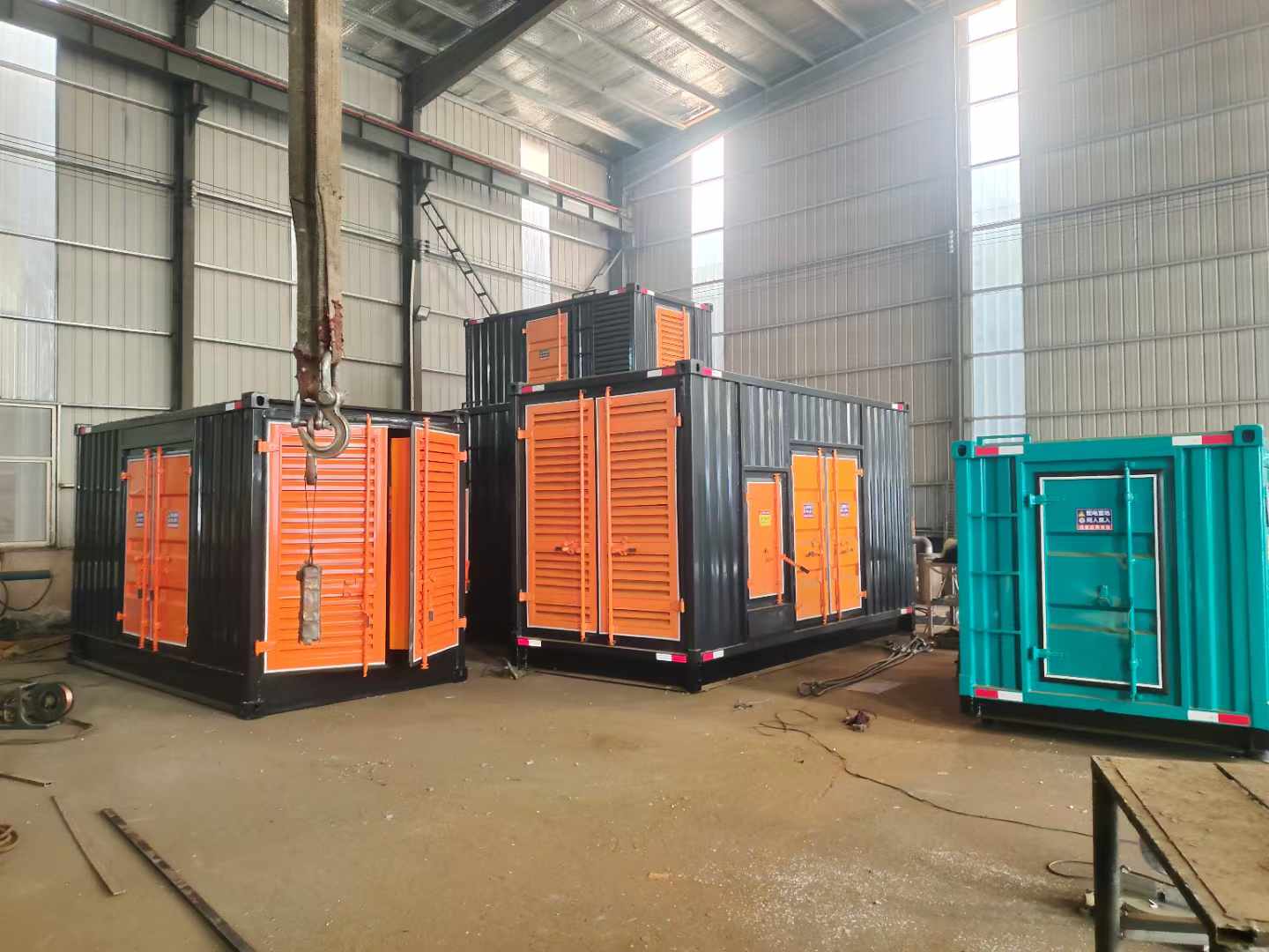 海晏500kw柴油发电机组可以带动多少功率设备？